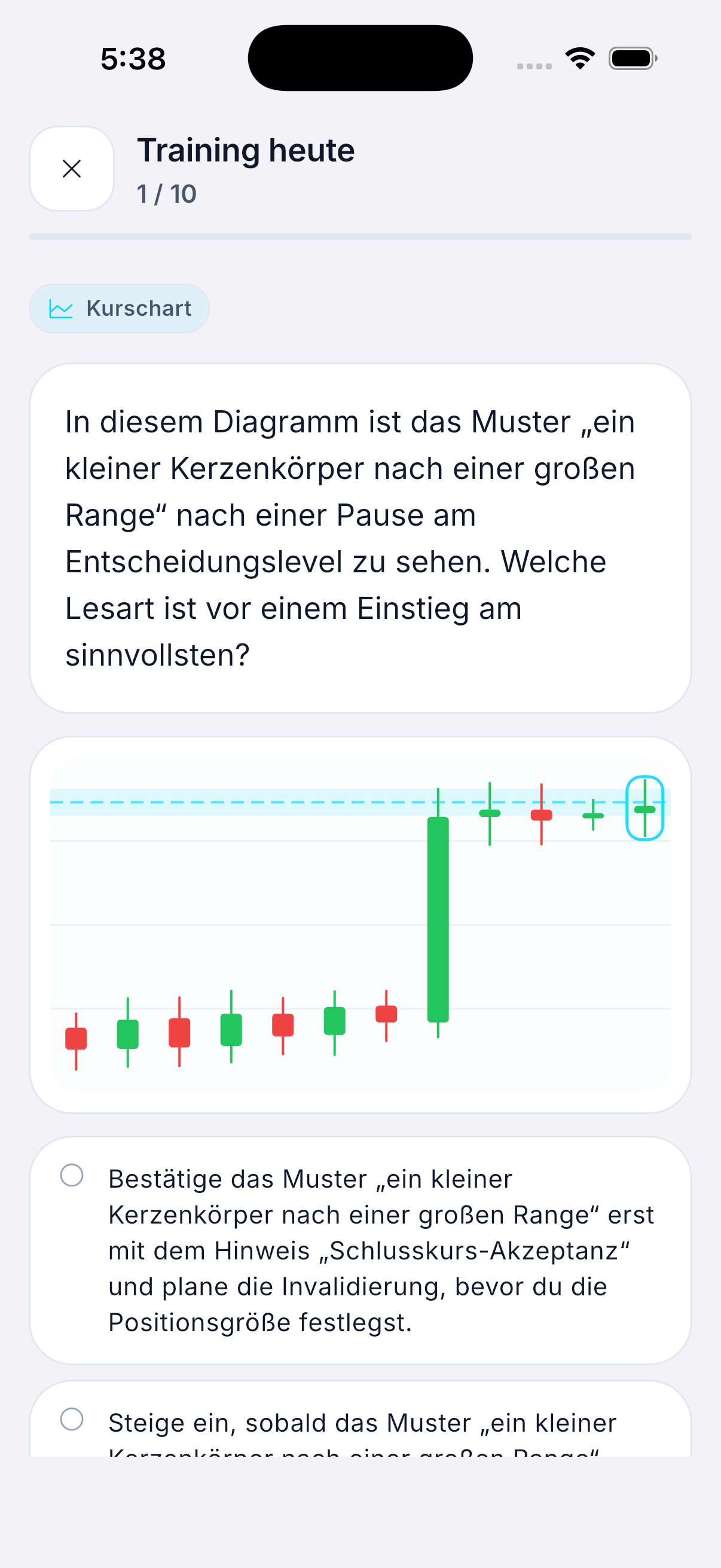 Aus wiederkehrenden Fehlern werden gezielte Übungen.
